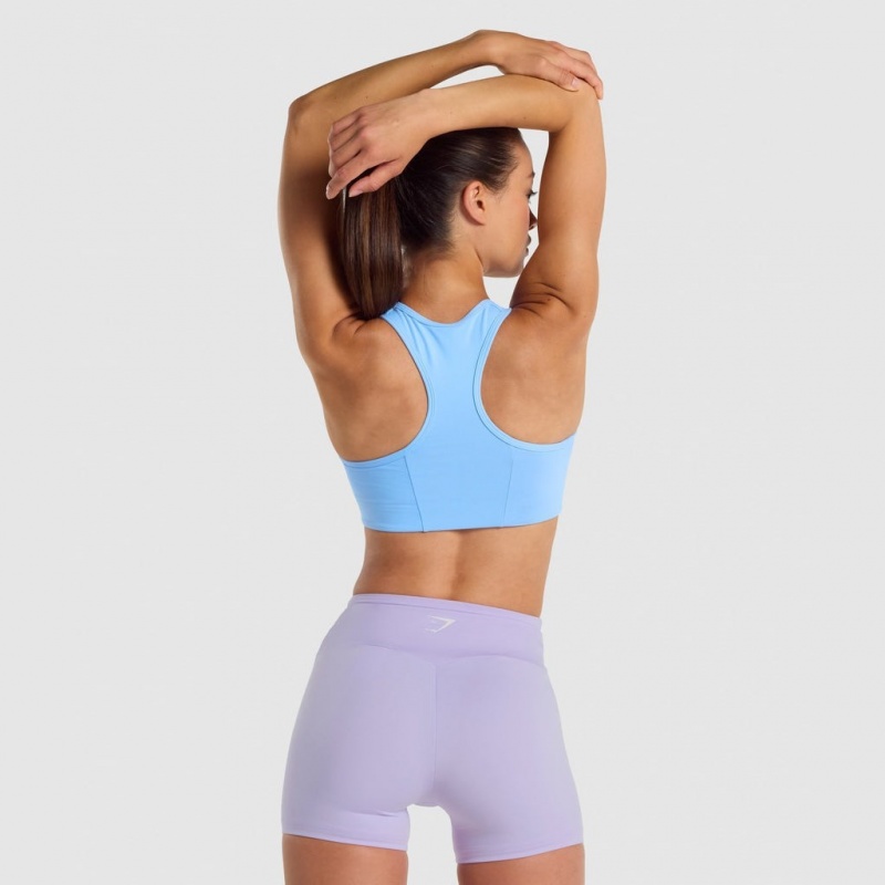 Αθλητικο Σουτιεν Gymshark Essential Racer Back Αθλητικά ανοιχτο μπλε | 197HJKEDP