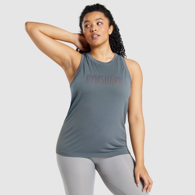 αμανικα μπλουζακια Gymshark Fit Seamless Charcoal | 237LGYQRM