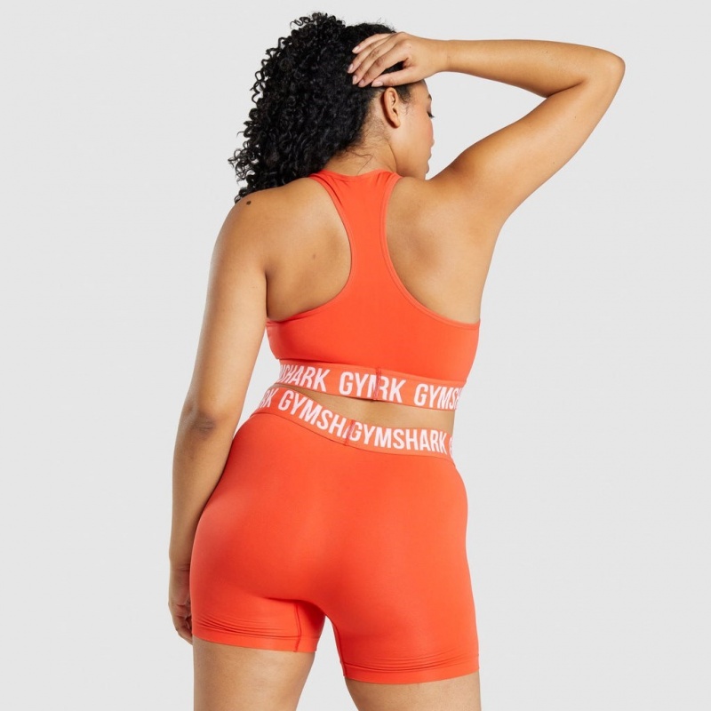 Αθλητικο Σουτιεν Gymshark Fit Seamless πορτοκαλι | 058PAZREN