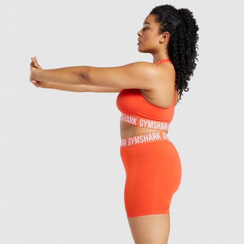 Αθλητικο Σουτιεν Gymshark Fit Seamless πορτοκαλι | 058PAZREN