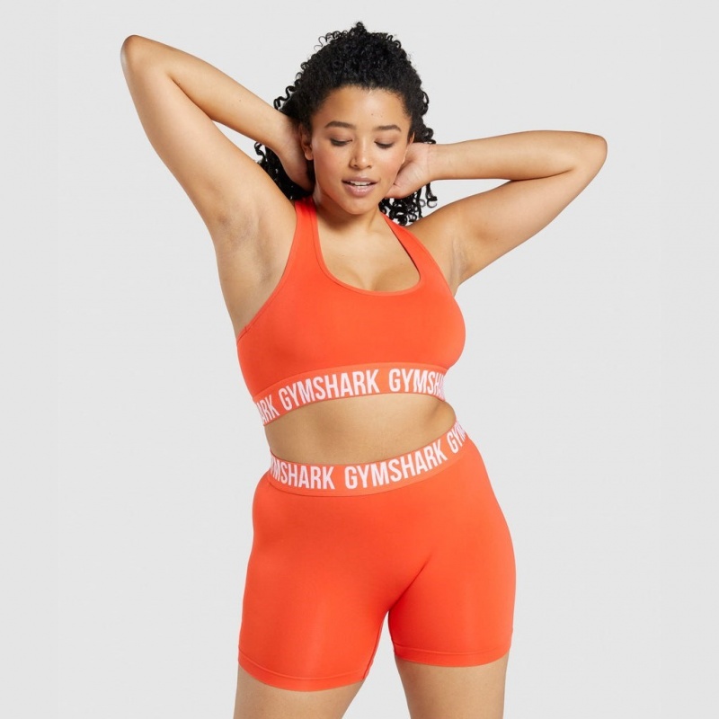 Αθλητικο Σουτιεν Gymshark Fit Seamless πορτοκαλι | 058PAZREN