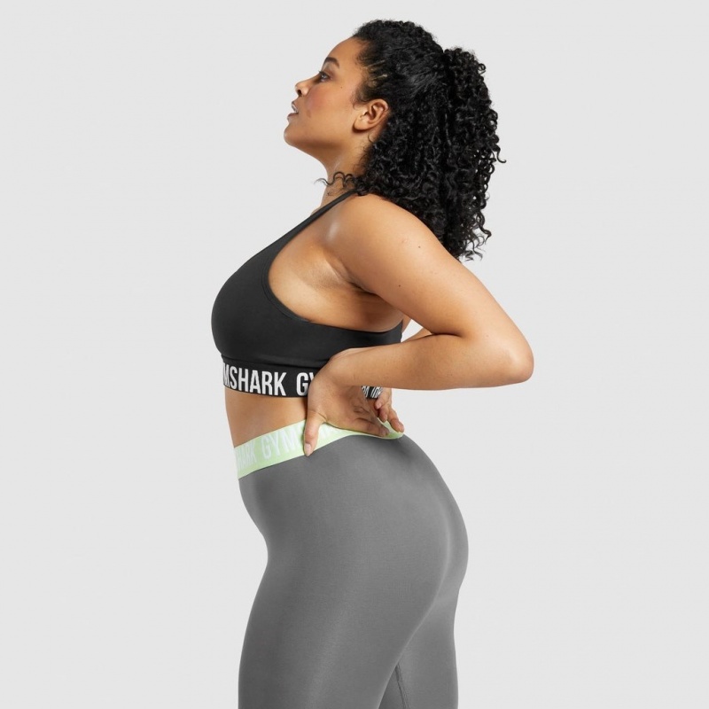 Αθλητικο Σουτιεν Gymshark Fit Seamless μαυρα | 304XMDTGV