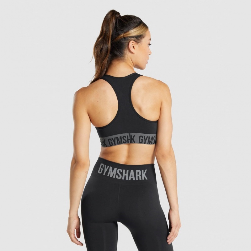 Αθλητικο Σουτιεν Gymshark Fit Seamless μαυρα | 401EHIGZA