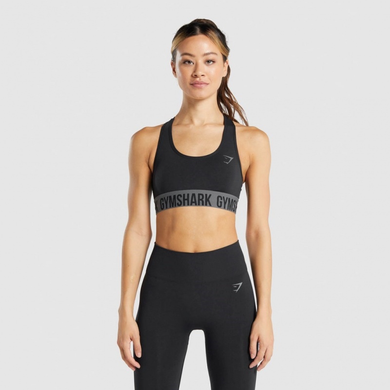 Αθλητικο Σουτιεν Gymshark Fit Seamless μαυρα | 401EHIGZA