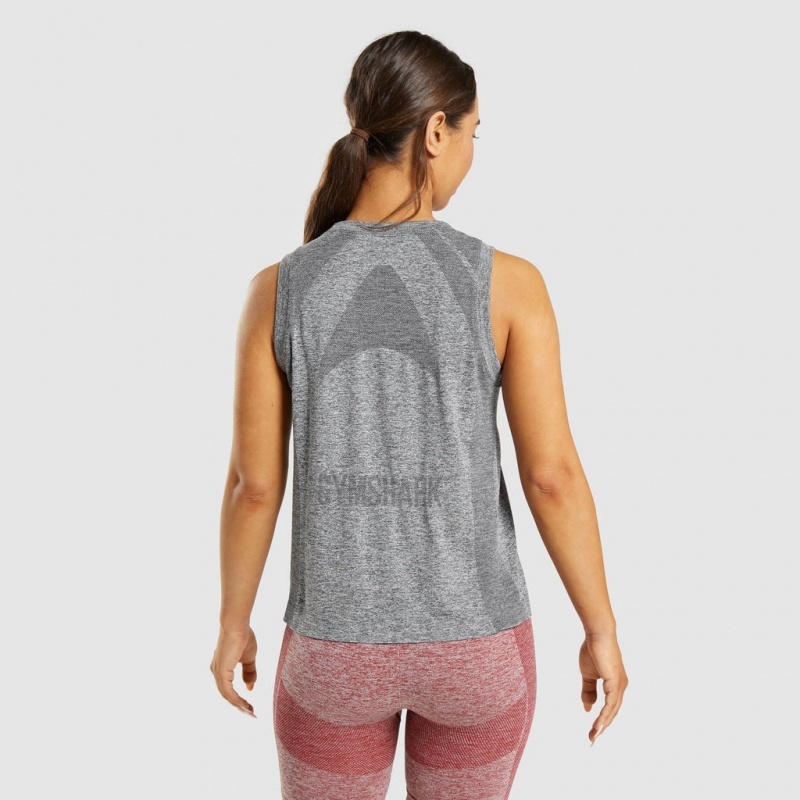 αμανικα μπλουζακια Gymshark Flex Loose γκρι | 135DAKIMX