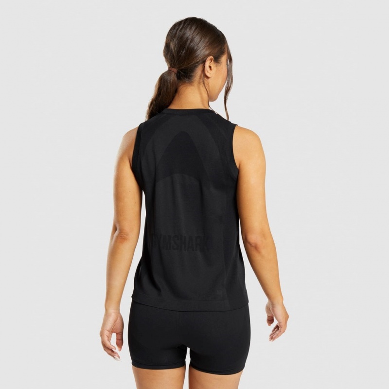 αμανικα μπλουζακια Gymshark Flex Loose μαυρα | 382GVQWPM