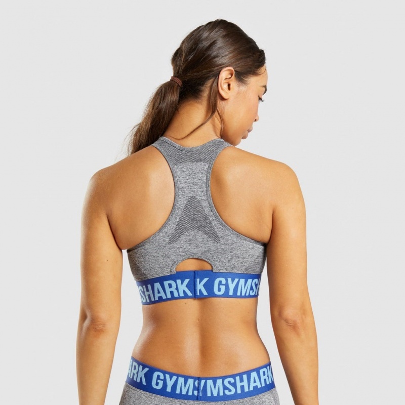 Αθλητικο Σουτιεν Gymshark Flex γκρι | 348FUMLID