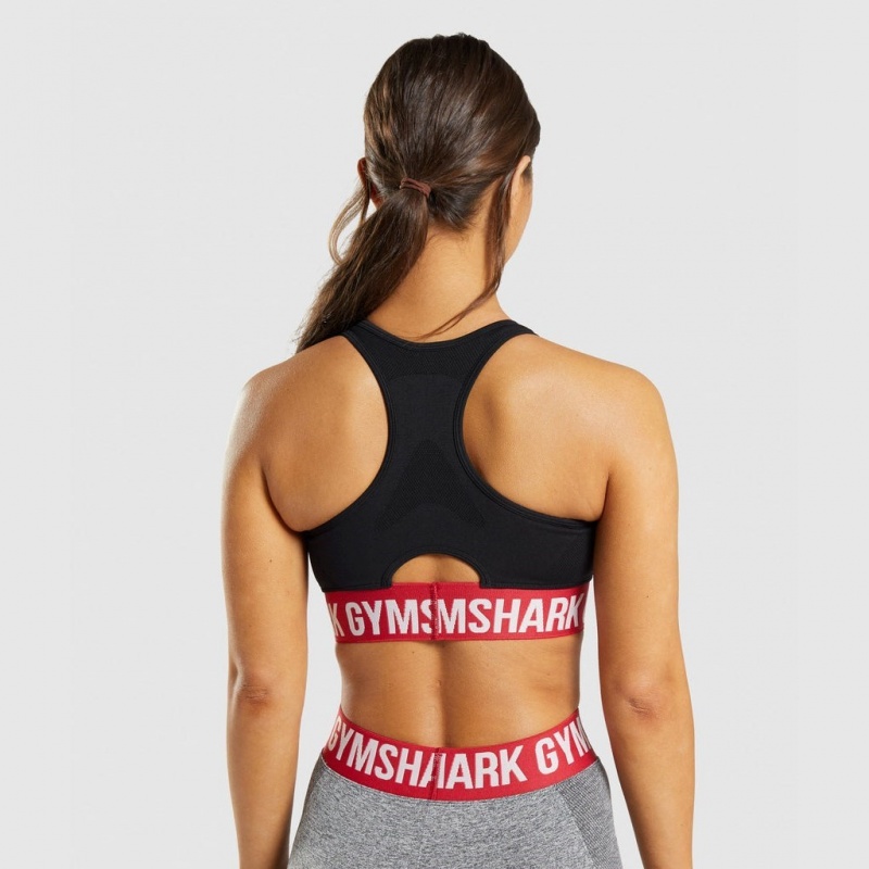 Αθλητικο Σουτιεν Gymshark Flex μαυρα | 489VFQDGK