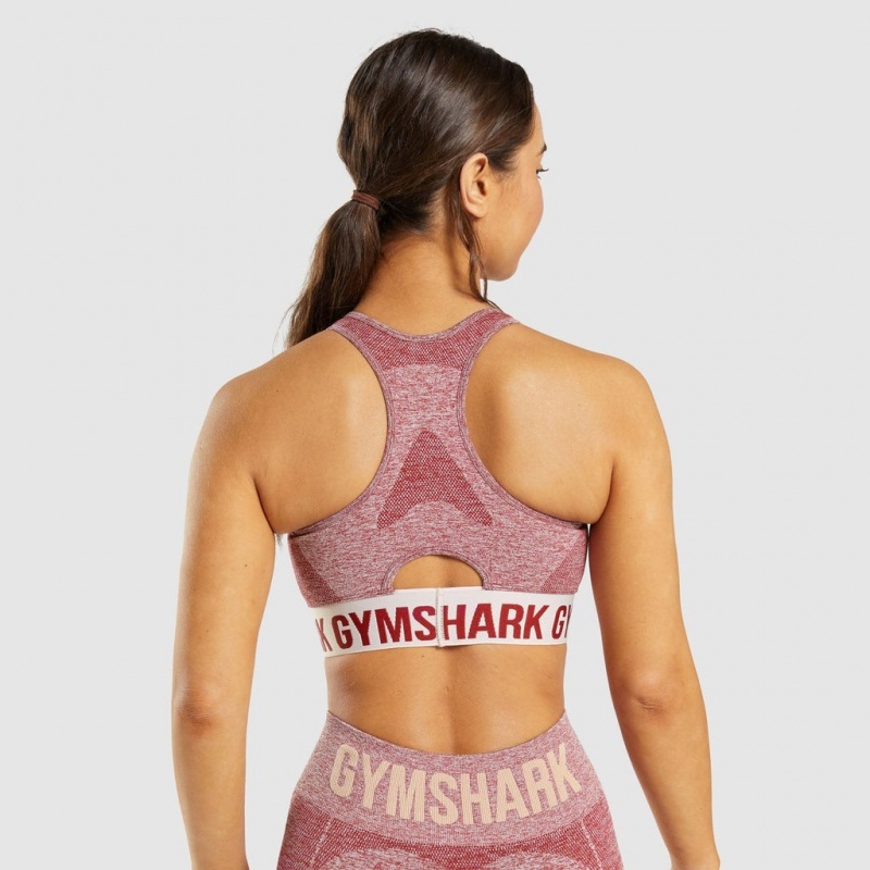 Αθλητικο Σουτιεν Gymshark Flex μπορντο | 947FNILSU