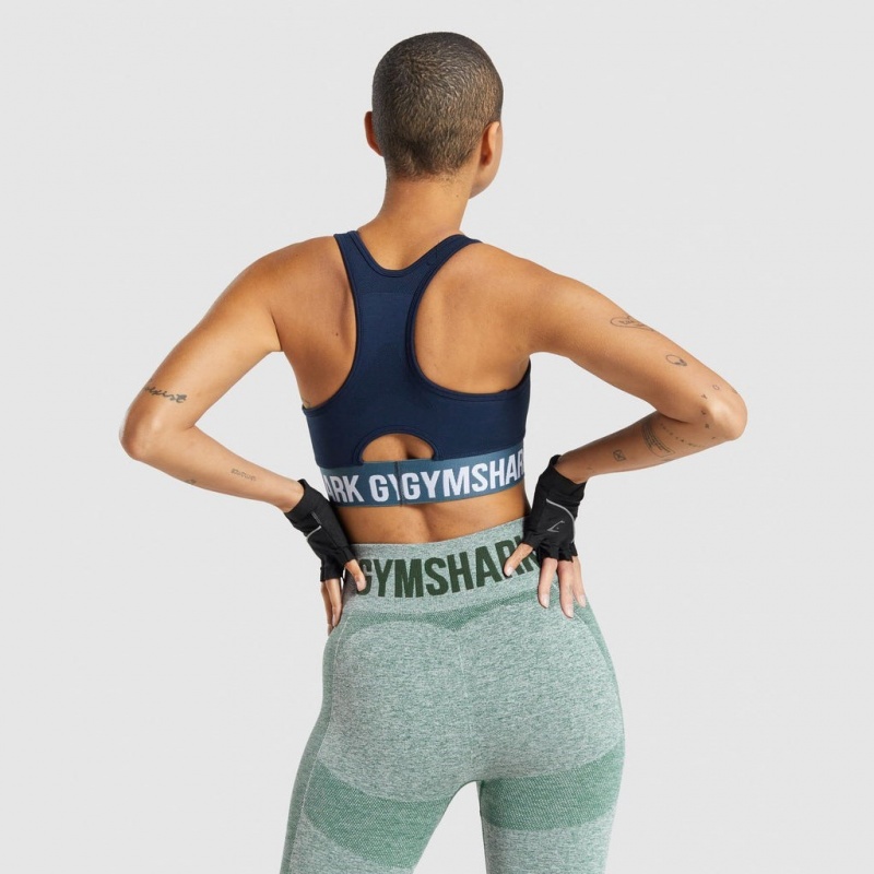 Αθλητικο Σουτιεν Gymshark Flex σκουρο μπλε | 854FYDCJB