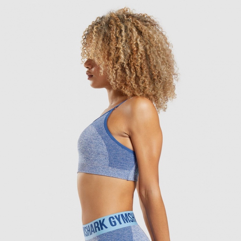 Αθλητικο Σουτιεν Gymshark Flex strappy μπλε | 058NIOLGS