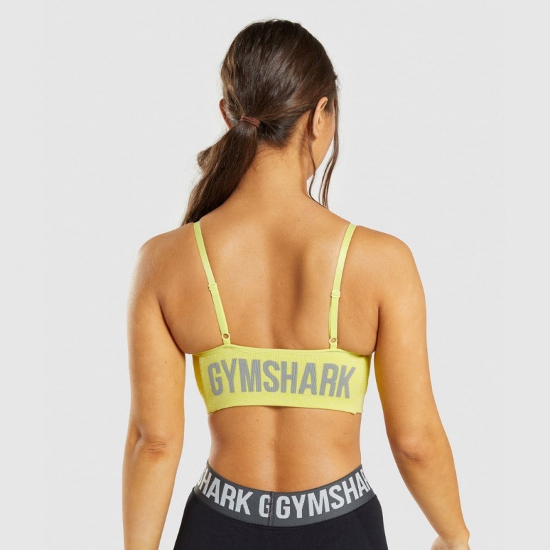 Αθλητικο Σουτιεν Gymshark Flex strappy κίτρινα | 479OZPGKI