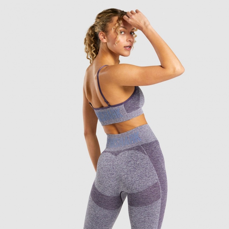 Αθλητικο Σουτιεν Gymshark Flex strappy μωβ | 510VERPJG