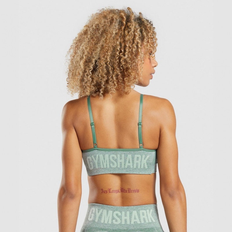 Αθλητικο Σουτιεν Gymshark Flex strappy πρασινο | 729SIYCBX