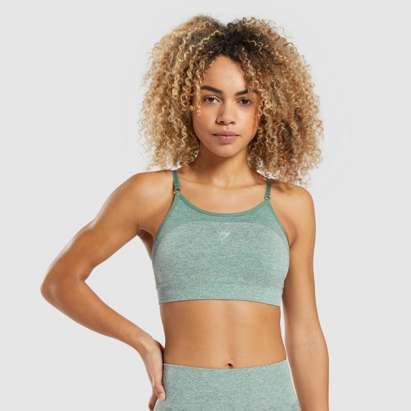 Αθλητικο Σουτιεν Gymshark Flex strappy πρασινο | 729SIYCBX