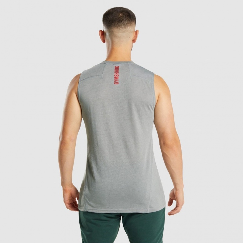 αμανικα μπλουζακια Gymshark Hyper Power γκρι | 274TBJEHY