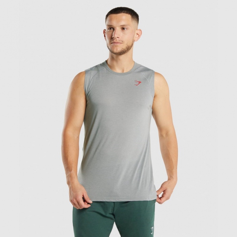 αμανικα μπλουζακια Gymshark Hyper Power γκρι | 274TBJEHY