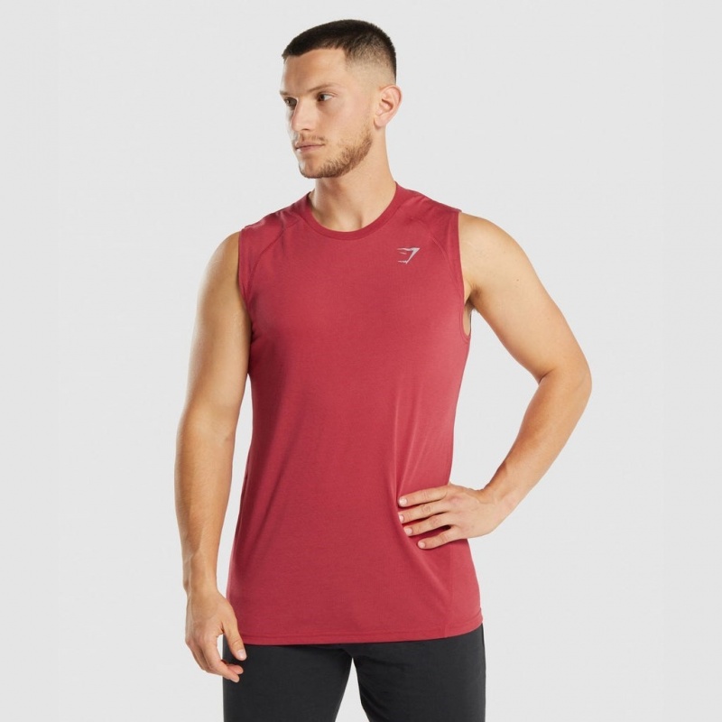 αμανικα μπλουζακια Gymshark Hyper Power κοκκινα | 623LBYQFU