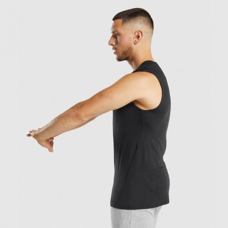 αμανικα μπλουζακια Gymshark Hyper Power μαυρα | 763NLWOEK