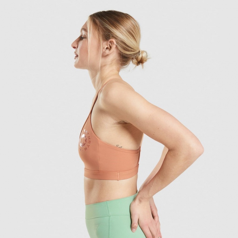 Αθλητικο Σουτιεν Gymshark KK Fit πορτοκαλι | 549KYGSBL