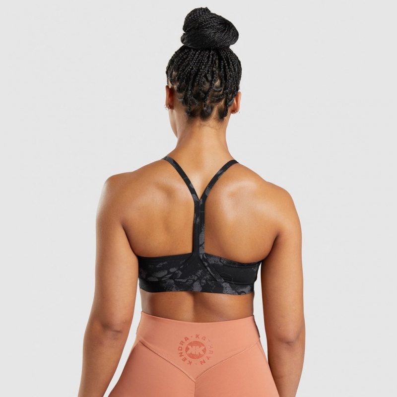 Αθλητικο Σουτιεν Gymshark KK Fit μαυρα καμουφλάζ | 486HKCAWO