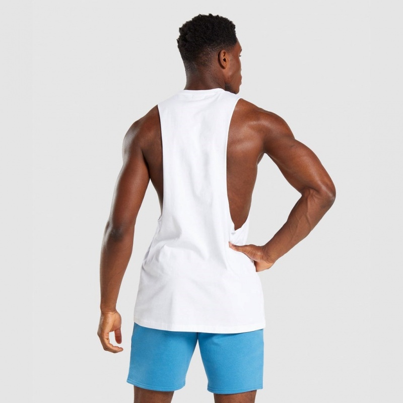 αμανικα μπλουζακια Gymshark Legacy Drop Arm ασπρα | 068XNVWTD