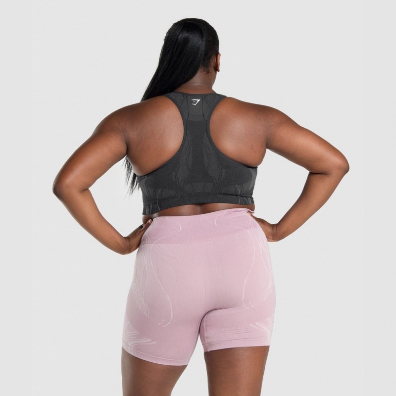 Αθλητικο Σουτιεν Gymshark Mercury Seamless μαυρα | 407NJQZPA