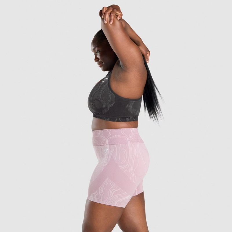 Αθλητικο Σουτιεν Gymshark Mercury Seamless μαυρα | 407NJQZPA