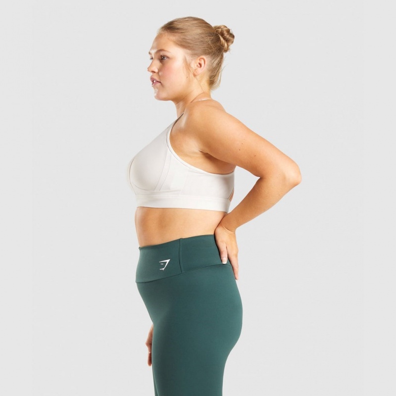 Αθλητικο Σουτιεν Gymshark Mesh Neckline Αθλητικά κρέμα | 023YHGPNB