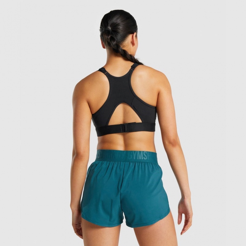 Αθλητικο Σουτιεν Gymshark Mesh Neckline Αθλητικά μαυρα | 068VOJZUQ