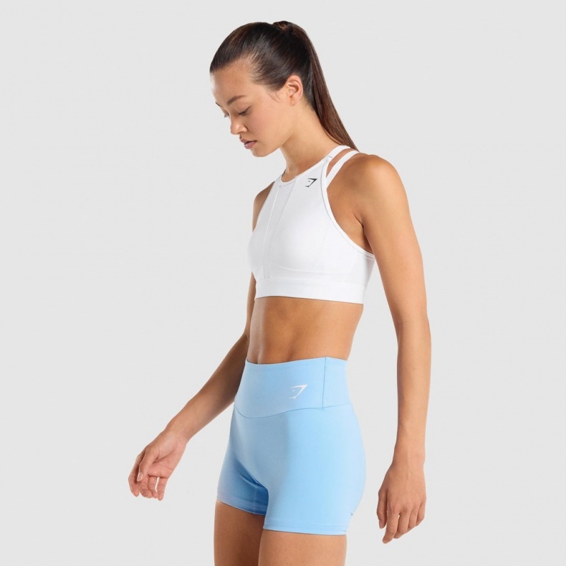 Αθλητικο Σουτιεν Gymshark Mesh Neckline Αθλητικά ασπρα | 357AXIHPT