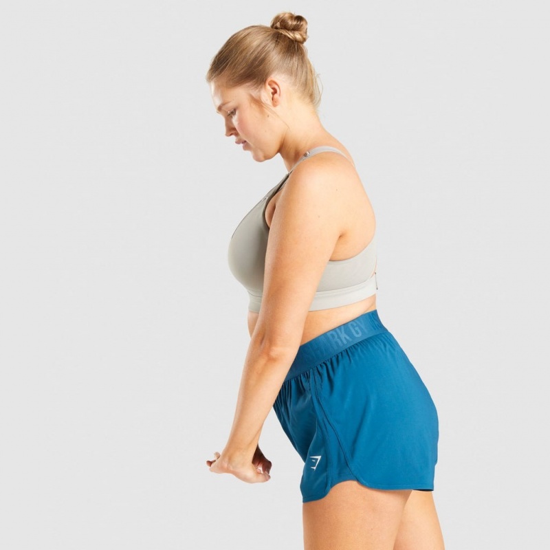 Αθλητικο Σουτιεν Gymshark Mesh Neckline Αθλητικά γκρι | 368RAVWOZ