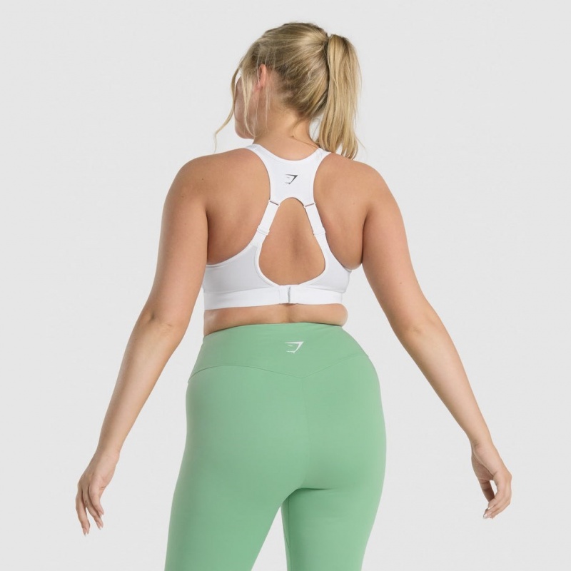 Αθλητικο Σουτιεν Gymshark Open Back Αθλητικά ασπρα | 423HFUMQG