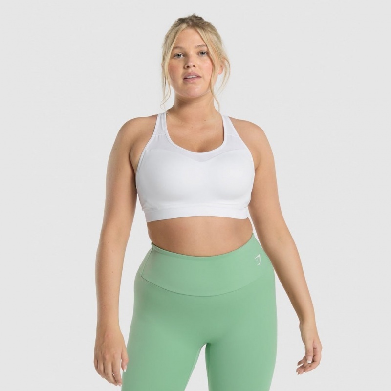 Αθλητικο Σουτιεν Gymshark Open Back Αθλητικά ασπρα | 423HFUMQG