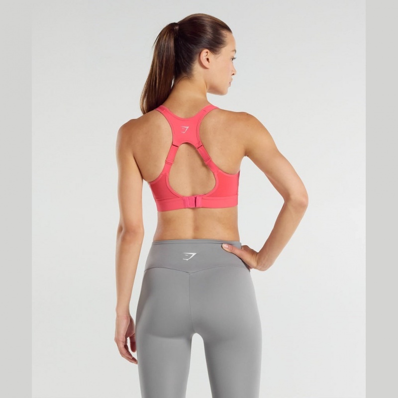 Αθλητικο Σουτιεν Gymshark Open Back Αθλητικά ροζ | 826HPIAMK