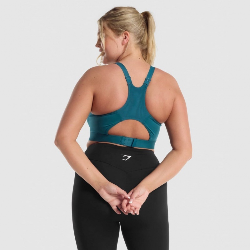 Αθλητικο Σουτιεν Gymshark Racer Back Αθλητικά Teal | 739KJQXRG