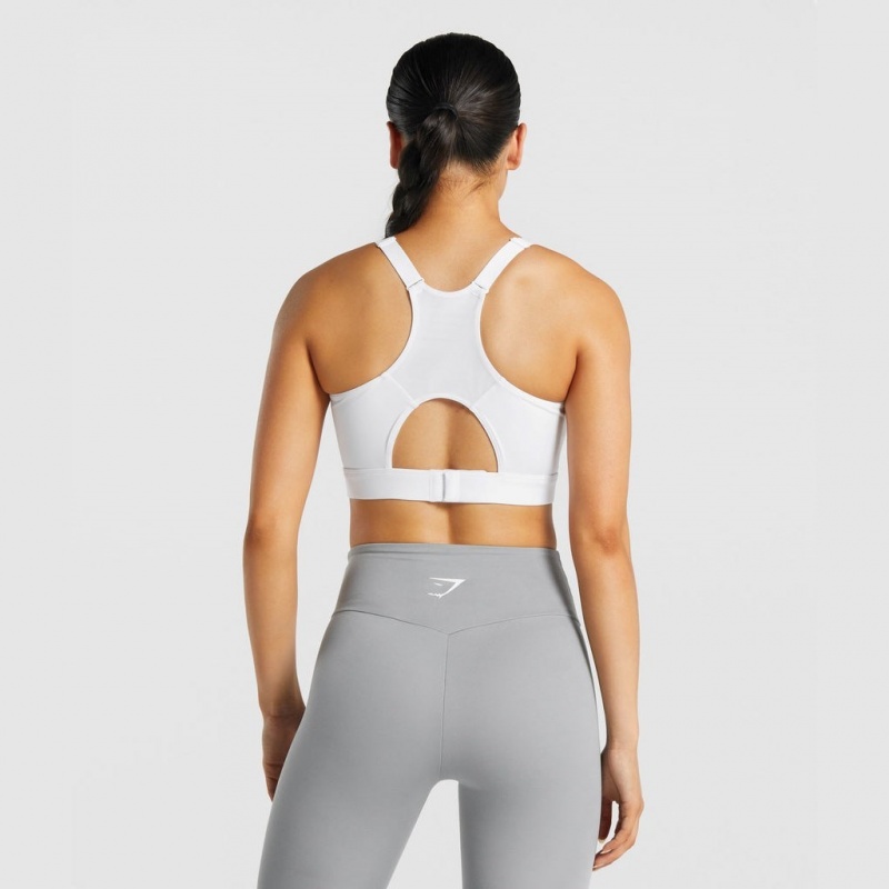 Αθλητικο Σουτιεν Gymshark Racer Back Αθλητικά ασπρα | 846MAEGHT
