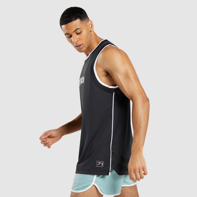 αμανικα μπλουζακια Gymshark Recess Basketball μαυρα ασπρα | 936IZQYDX