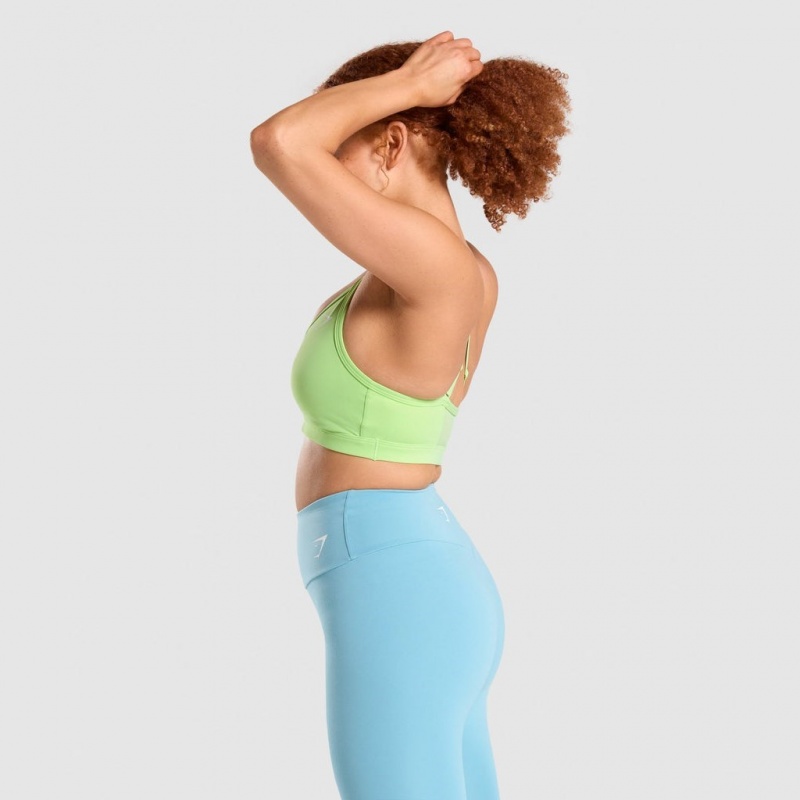 Αθλητικο Σουτιεν Gymshark Ruched Αθλητικά πρασινο | 841ENJXDY
