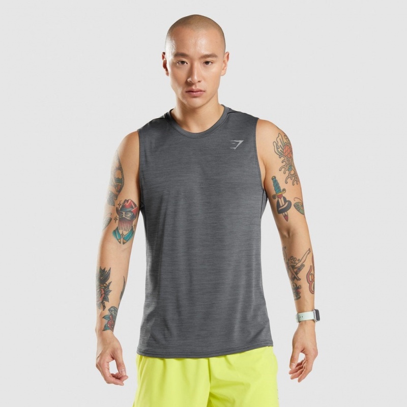 αμανικα μπλουζακια Gymshark Speed μαυρα | 718XSHJIT