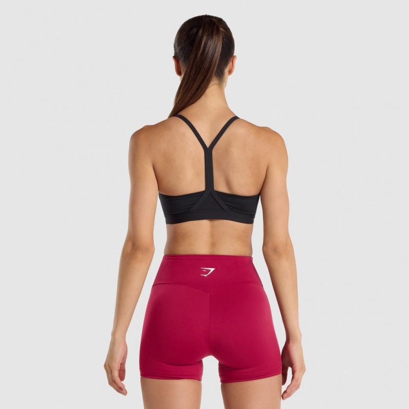 Αθλητικο Σουτιεν Gymshark V Neck Αθλητικά μαυρα | 348FUWNIR