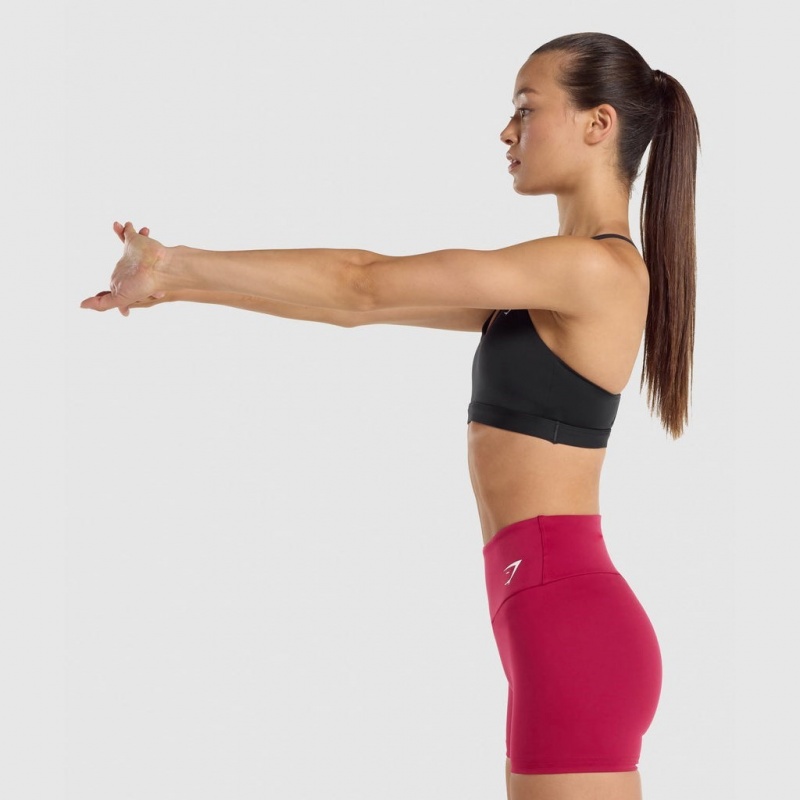 Αθλητικο Σουτιεν Gymshark V Neck Αθλητικά μαυρα | 348FUWNIR