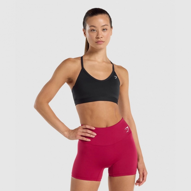 Αθλητικο Σουτιεν Gymshark V Neck Αθλητικά μαυρα | 348FUWNIR
