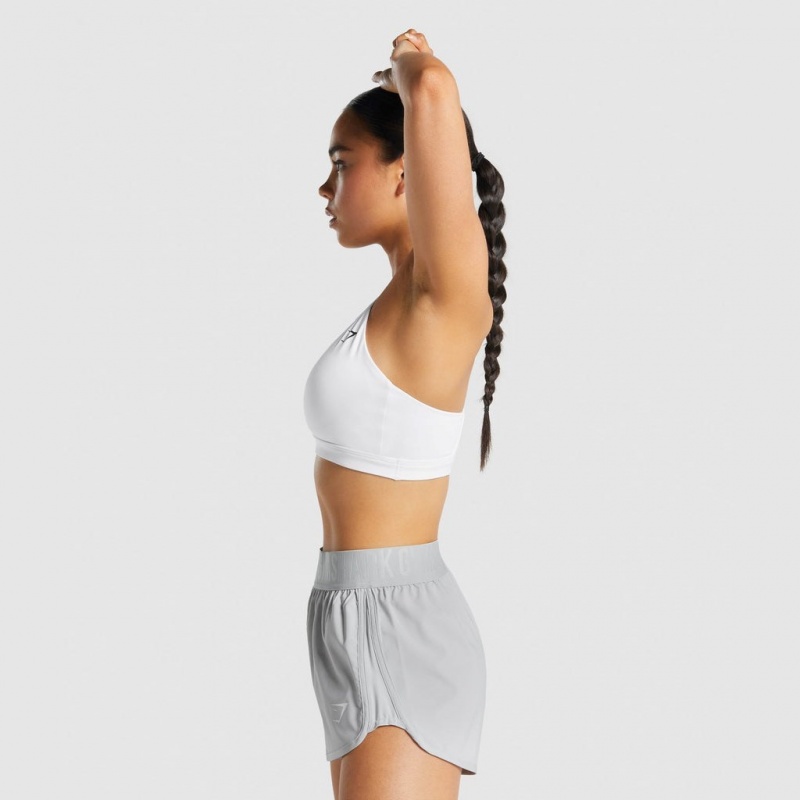 Αθλητικο Σουτιεν Gymshark V Neck Αθλητικά ασπρα | 531SVXAGI