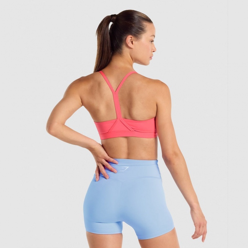 Αθλητικο Σουτιεν Gymshark V Neck Αθλητικά ροζ | 851LJBRUN