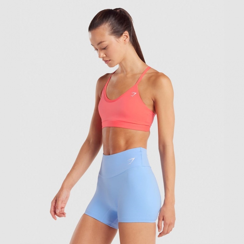 Αθλητικο Σουτιεν Gymshark V Neck Αθλητικά ροζ | 851LJBRUN