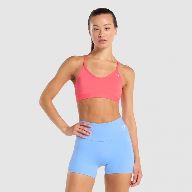Αθλητικο Σουτιεν Gymshark V Neck Αθλητικά ροζ | 851LJBRUN