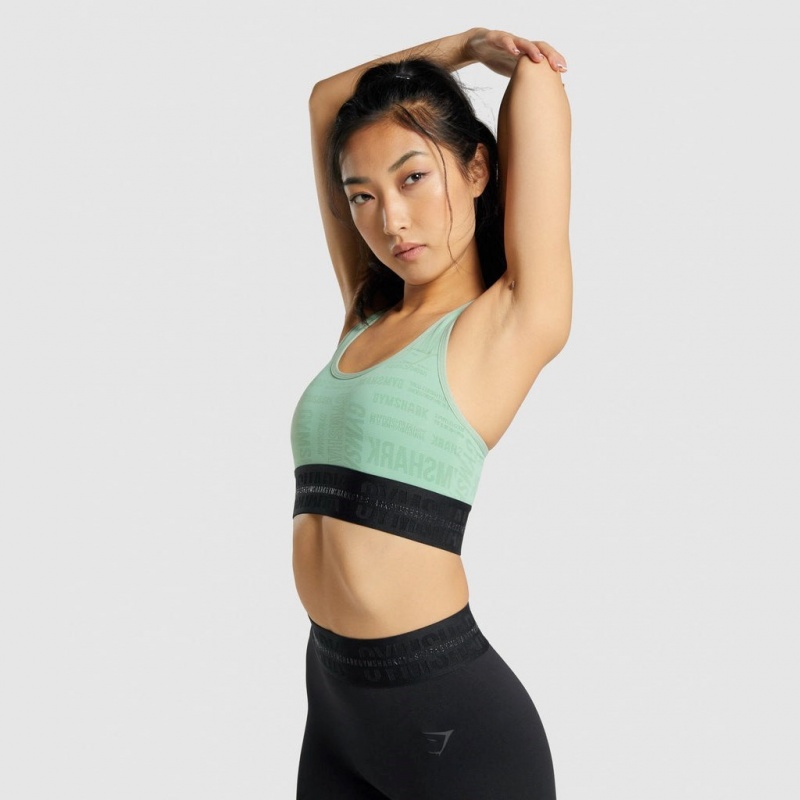 Αθλητικο Σουτιεν Gymshark Vision πρασινο | 341VKTZGQ