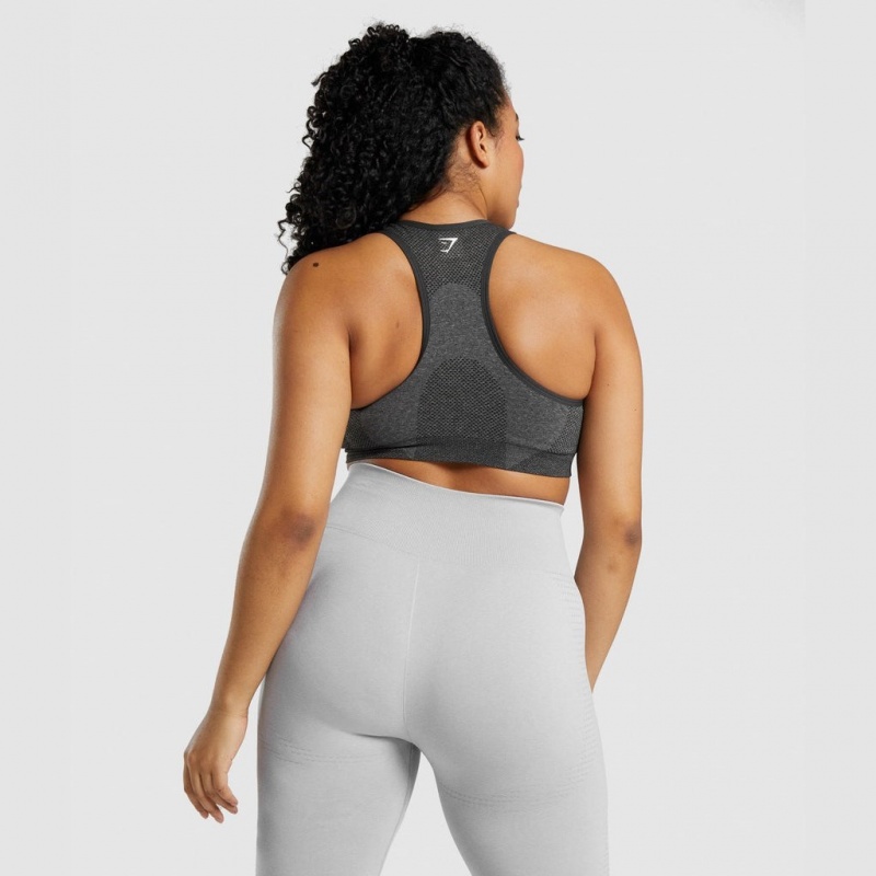 Αθλητικο Σουτιεν Gymshark Vital Seamless 2.0 Charcoal Marl | 612AGZOJN