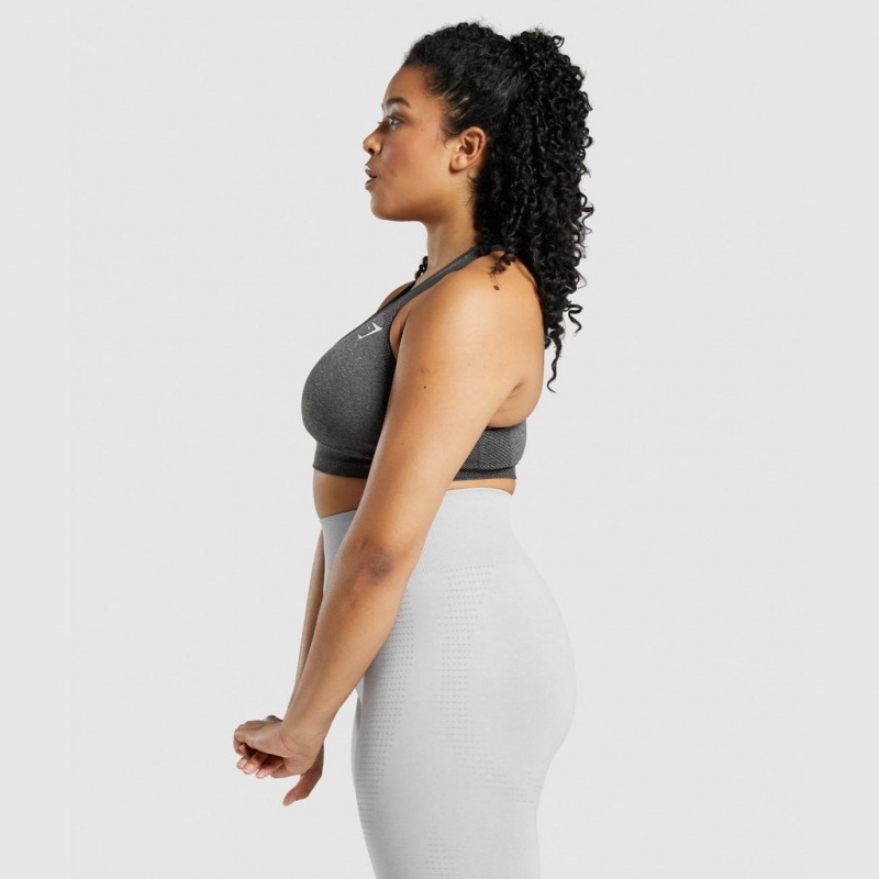Αθλητικο Σουτιεν Gymshark Vital Seamless 2.0 Charcoal Marl | 612AGZOJN